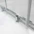 Porta doccia nicchia 140 cm scorrevole trasparente con profilo cromo  Tay 