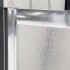 Porta doccia nicchia 110 cm cromato scorrevole con vetro stampato  Tay 