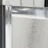 Porta doccia nicchia 120 cm cromato scorrevole con vetro stampato  Tay 