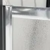 Porta doccia nicchia 150 cm cromato scorrevole con vetro stampato  Tay 