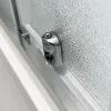 Porta doccia nicchia 150 cm cromato scorrevole con vetro stampato  Tay 