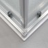 Box doccia angolare 70x70 cm doppio scorrevole vetro stampato  Tay