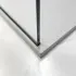 Doccia Walk-In 120 cm nero opaco con vetro trasparente H 200 cm  Tay