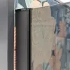 Doccia Walk-In 140 cm nero opaco con vetro fumè H 200 cm  Tay