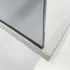 Doccia Walk-In 140 cm nero opaco con vetro fumè H 200 cm  Tay