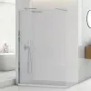 Doccia Walk-In 140 cm trasparente 8 mm profilo cromo H 200 cm  Tay