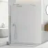 Doccia Walk-In 140 cm trasparente 8 mm profilo cromo H 200 cm  Tay