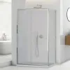 Box doccia angolare 70x130 cm scorrevole in cristallo temperato  Tay