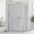 Box doccia angolare 70x130 cm scorrevole in cristallo temperato  Tay