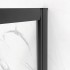Box doccia angolare 70x100 cm scorrevole con profilo nero opaco  Tay