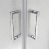 Box doccia 3 lati 70x100x70 cm doppio scorrevole vetro stampato  Tay