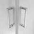 Box doccia 3 lati 70x100x70 cm doppio scorrevole vetro stampato  Tay