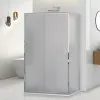 Box doccia 3 lati 70x140x70 con porta scorrevole e vetro stampato  Tay