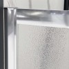 Box doccia 3 lati 80x150x80 con porta scorrevole e vetro stampato  Tay
