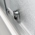 Box doccia 3 lati 80x150x80 con porta scorrevole e vetro stampato  Tay