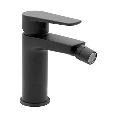 Miscelatore bidet nero opaco in ottone con piletta inclusa  Erika