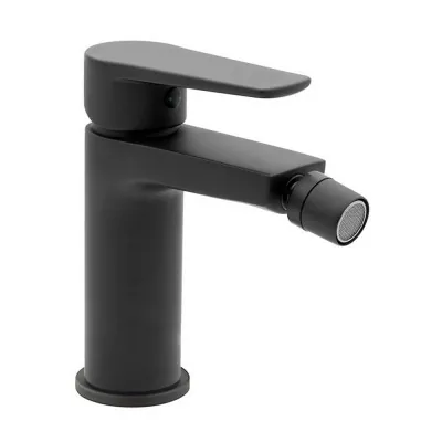 Miscelatore bidet nero opaco in ottone con piletta inclusa  Erika