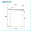 Set miscelatori lavabo alto bidet e doccia a incasso 2 vie nero opaco  Erika