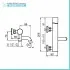 Miscelatore vasca esterno cromato con duplex e kit doccino  Gemma
