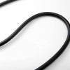 Flessibile doccia nero opaco 150 cm antitorsione in PVC 