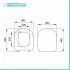 Copriwater compatibile softclose per wc tradizionale I.Life A Ideal Standard