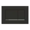Placca di comando Geberit Sigma30 nero opaco con inserto cromo lucido
