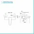 Set miscelatori Paffoni Green lavabo alto bidet e vasca con kit doccia