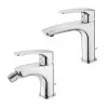 Set miscelatori Paffoni Lime lavabo e bidet con scarico incluso