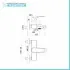 Set miscelatori Paffoni Lime lavabo bidet vasca con duplex e kit doccia