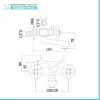 Gruppo vasca da bagno Paffoni Iris con duplex e kit doccia completo