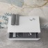 Cassettone sospeso bagno 80 cm bianco lucido  Iside 