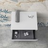 Cassettone sospeso bagno 60 cm bianco lucido  Iside 