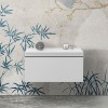 Cassettone sospeso bagno 60 cm bianco lucido  Iside 
