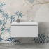 Cassettone sospeso bagno 60 cm bianco lucido  Iside 
