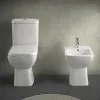 Sanitari monoblocco con scarico a pavimento e copriwc incluso  Ginevra