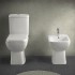 Sanitari monoblocco con scarico a pavimento e copriwc incluso  Ginevra