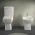 Sanitari monoblocco con scarico a pavimento e copriwc incluso  Ginevra