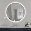 Specchio bagno tondo LED diametro 80 cm retroilluminato con luce fredda