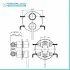 Set doccia incasso completo tondo Serena con soffione 22 cm e kit doccetta