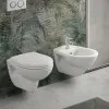Copriwater originale serie Domus bianco lucido in termoindurente 