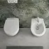 Copriwater originale serie Domus bianco lucido in termoindurente 