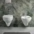 Copriwater originale serie Domus bianco lucido in termoindurente 