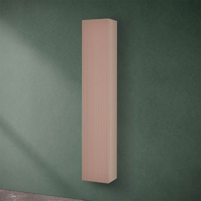 Pensile bagno sospeso cannettato H 150 cm rosa  Bali