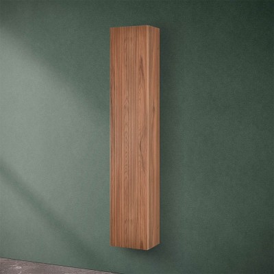 Pensile bagno sospeso cannettato H 150 cm noce canaletto  Bali