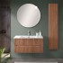 Pensile bagno sospeso cannettato H 150 cm noce canaletto  Bali