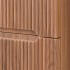 Mobiletto bagno sospeso cannettato 70 cm noce canaletto  Bali