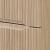 Mobile bagno sospeso cannettato 70 cm teak sabbiato con top  Bali