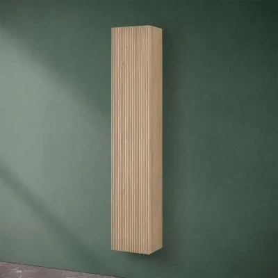 Pensile bagno sospeso cannettato H 150 cm teak sabbiato  Bali