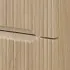 Mobile bagno sospeso cannettato 70 cm sabbiato con top e specchio  Bali