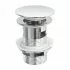Miscelatore bidet inox cromato lucido con piletta click-clack  York 